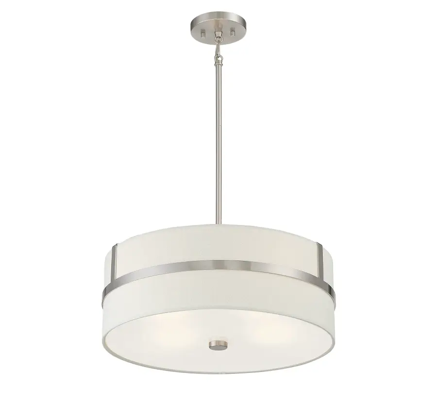 4-Light Pendant in Brushed Nickel - Image 4