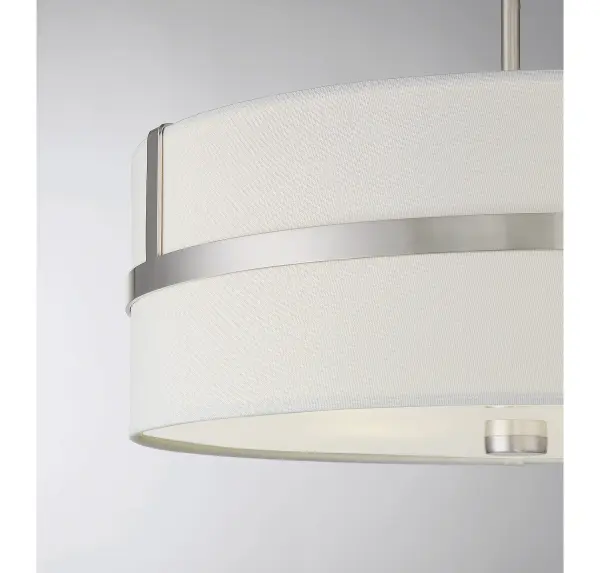 4-Light Pendant in Brushed Nickel - Image 5