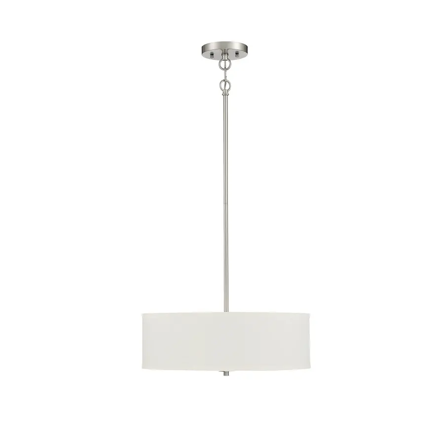 3-Light Pendant in Brushed Nickel - Image 2