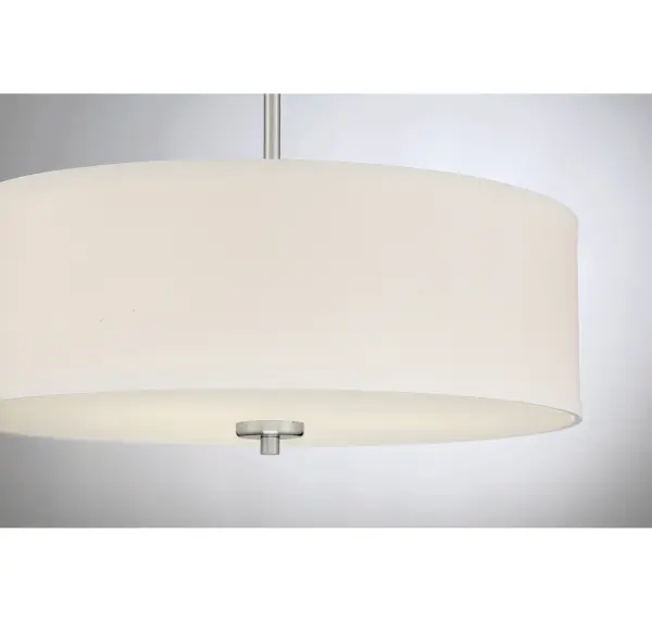 3-Light Pendant in Brushed Nickel - Image 5