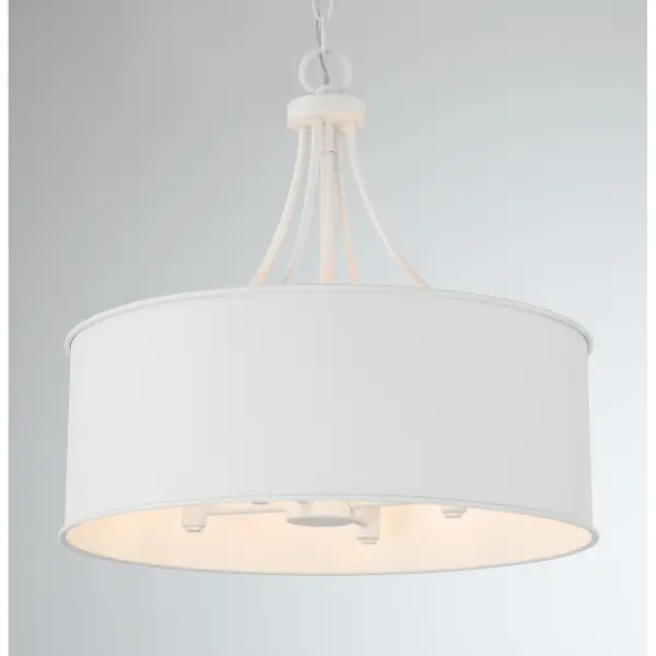4-Light Pendant in Bisque White - Image 6