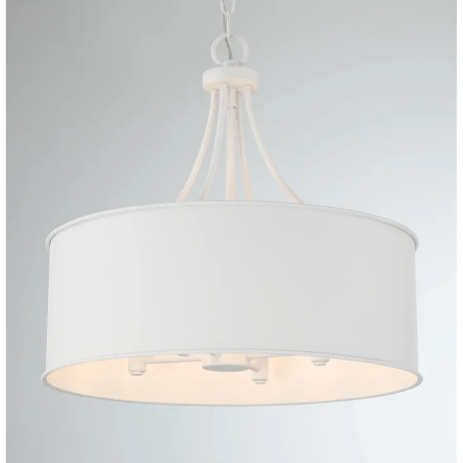 4-Light Pendant in Bisque White - Image 6