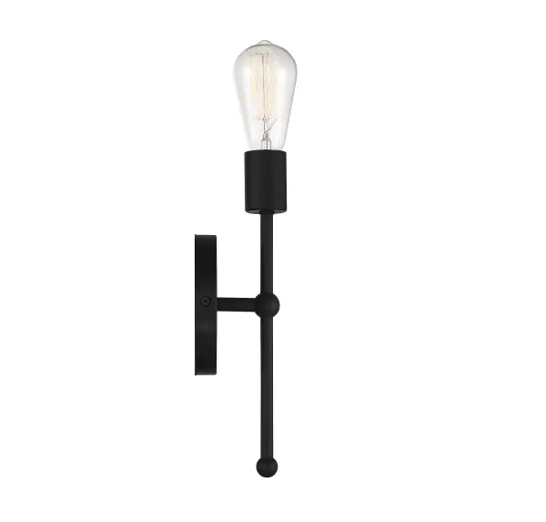 1-Light Wall Sconce in Matte Black - Image 5