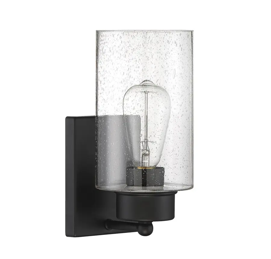 1-Light Wall Sconce in Matte Black - Image 2