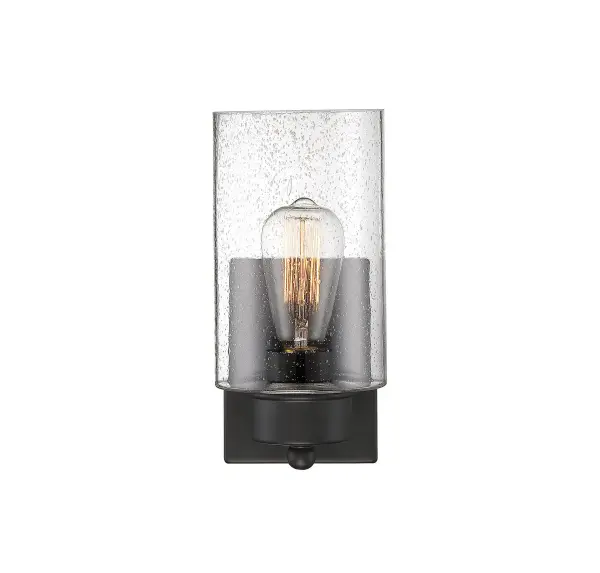 1-Light Wall Sconce in Matte Black - Image 3