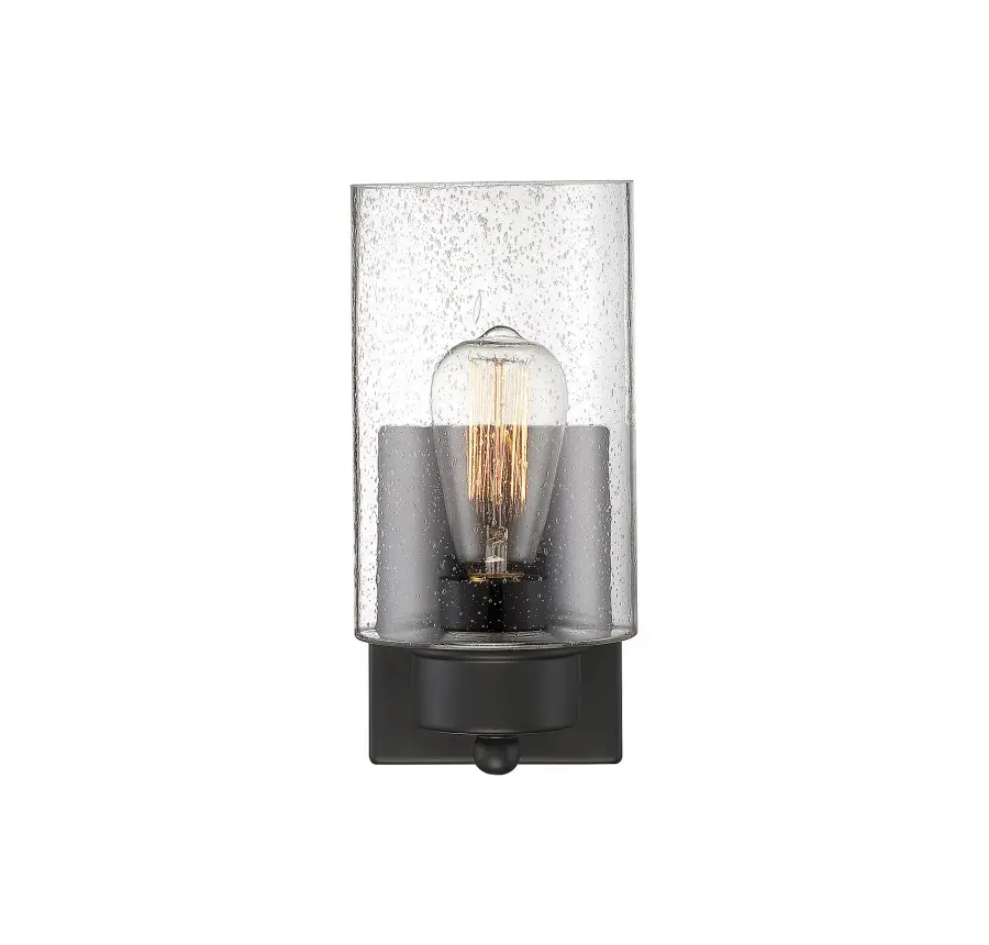 1-Light Wall Sconce in Matte Black - Image 3