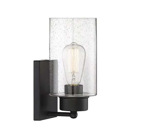 1-Light Wall Sconce in Matte Black - Image 4