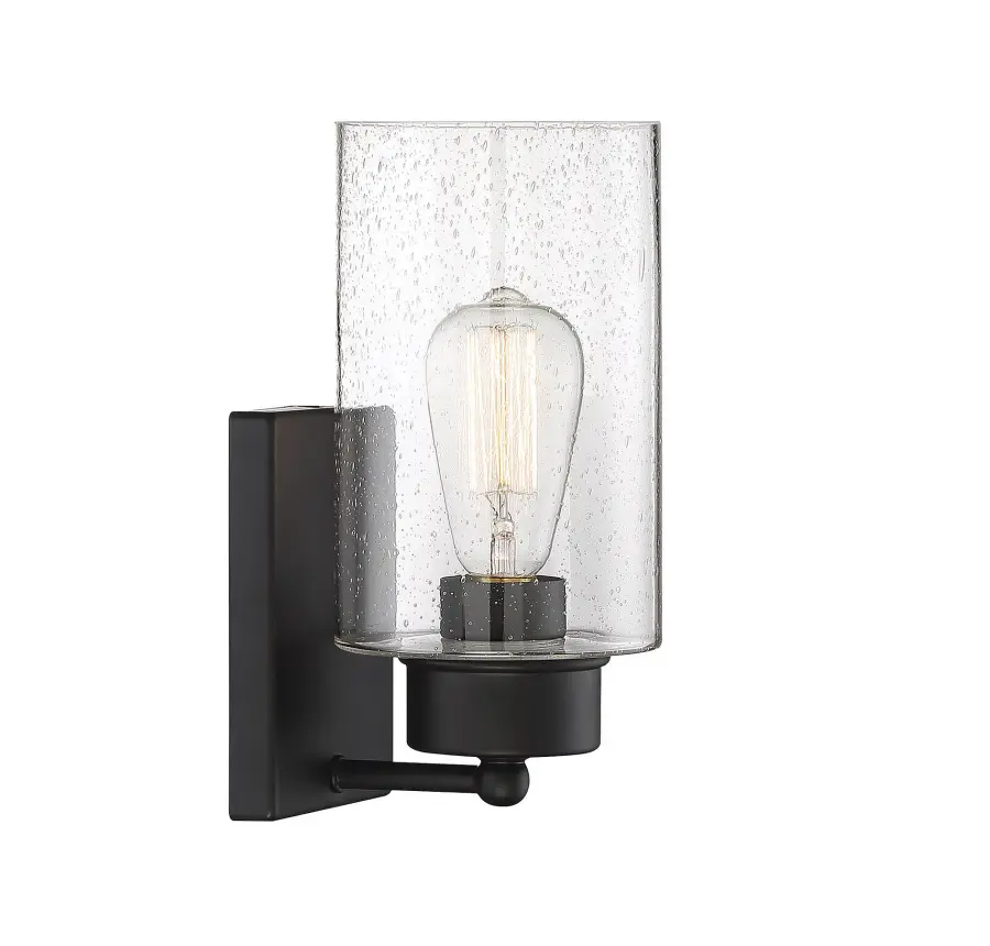 1-Light Wall Sconce in Matte Black - Image 4