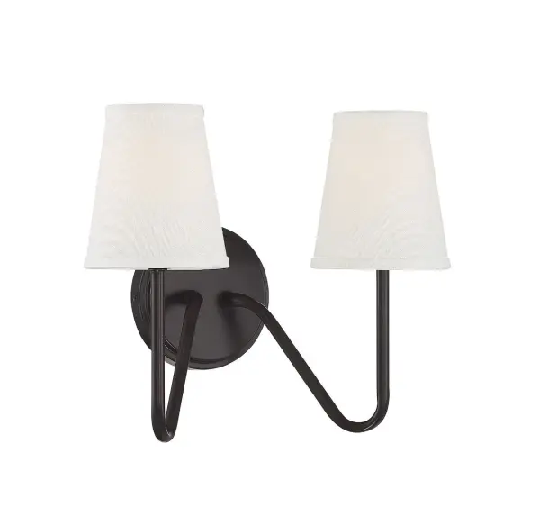 2-Light Wall Sconce in Oil Rubbed Bronze - Image 5