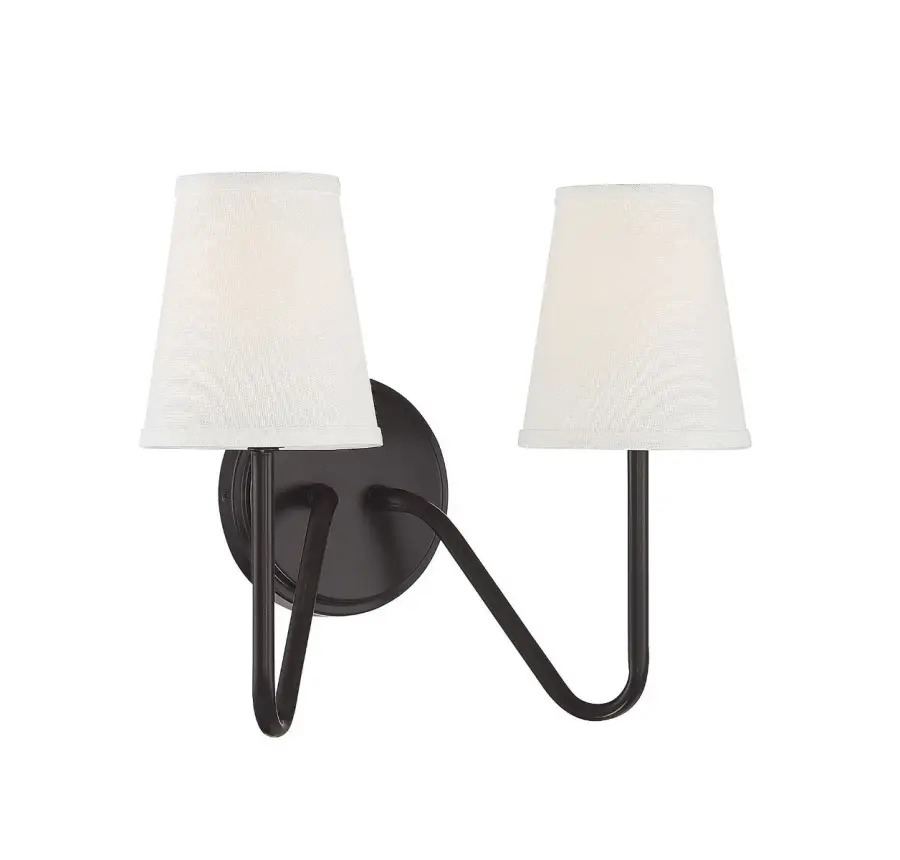 2-Light Wall Sconce in Oil Rubbed Bronze - Image 5