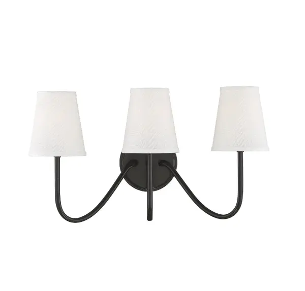 3-Light Wall Sconce in Oil Rubbed Bronze - Image 1