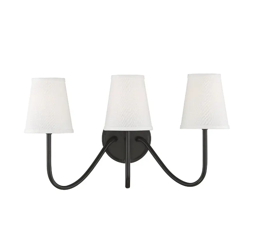 3-Light Wall Sconce in Oil Rubbed Bronze - Image 1