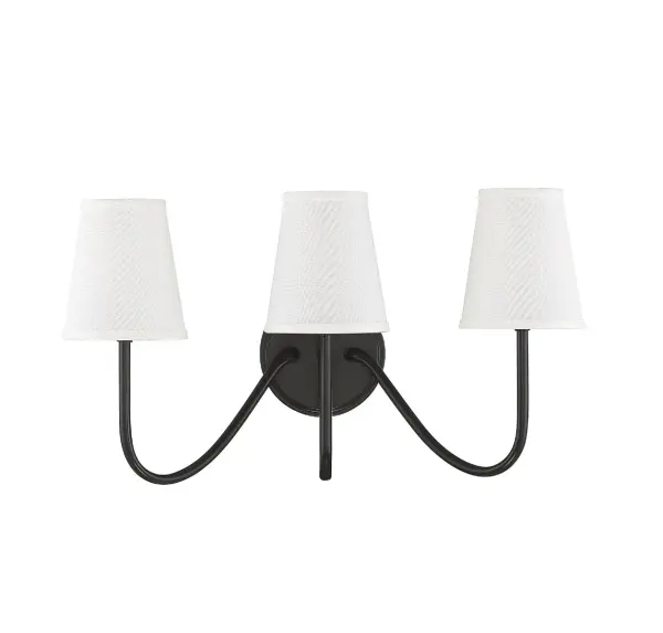 3-Light Wall Sconce in Oil Rubbed Bronze - Image 2