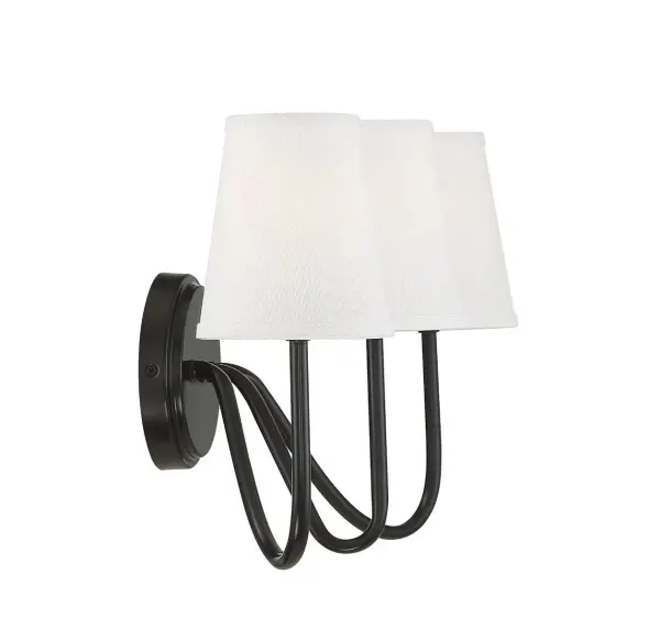 3-Light Wall Sconce in Oil Rubbed Bronze - Image 5