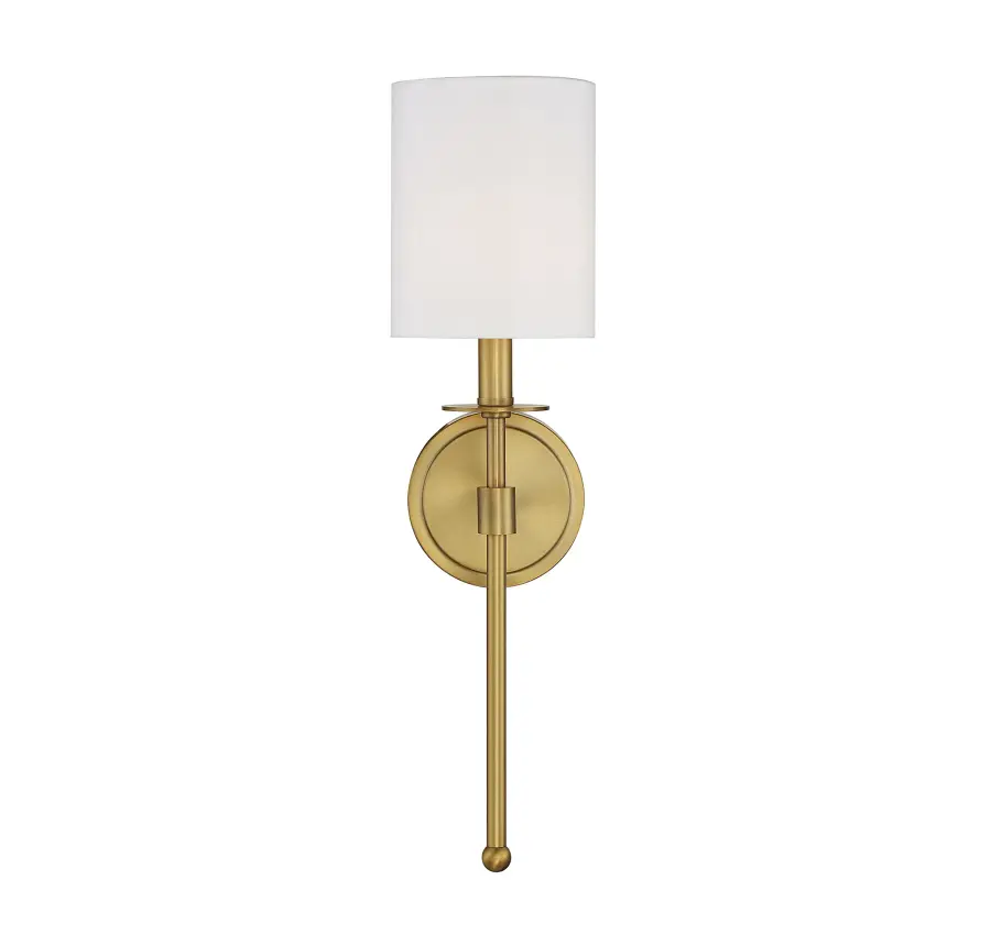 1-Light Wall Sconce in Natural Brass - Image 3