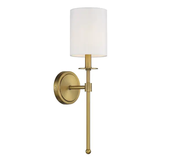 1-Light Wall Sconce in Natural Brass - Image 4