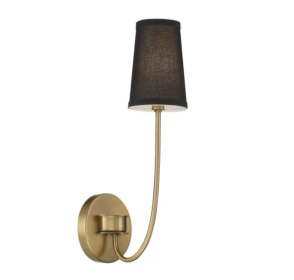 1-Light Wall Sconce in Natural Brass - Image 4