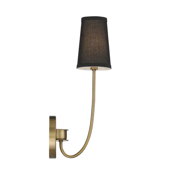 1-Light Wall Sconce in Natural Brass - Image 5
