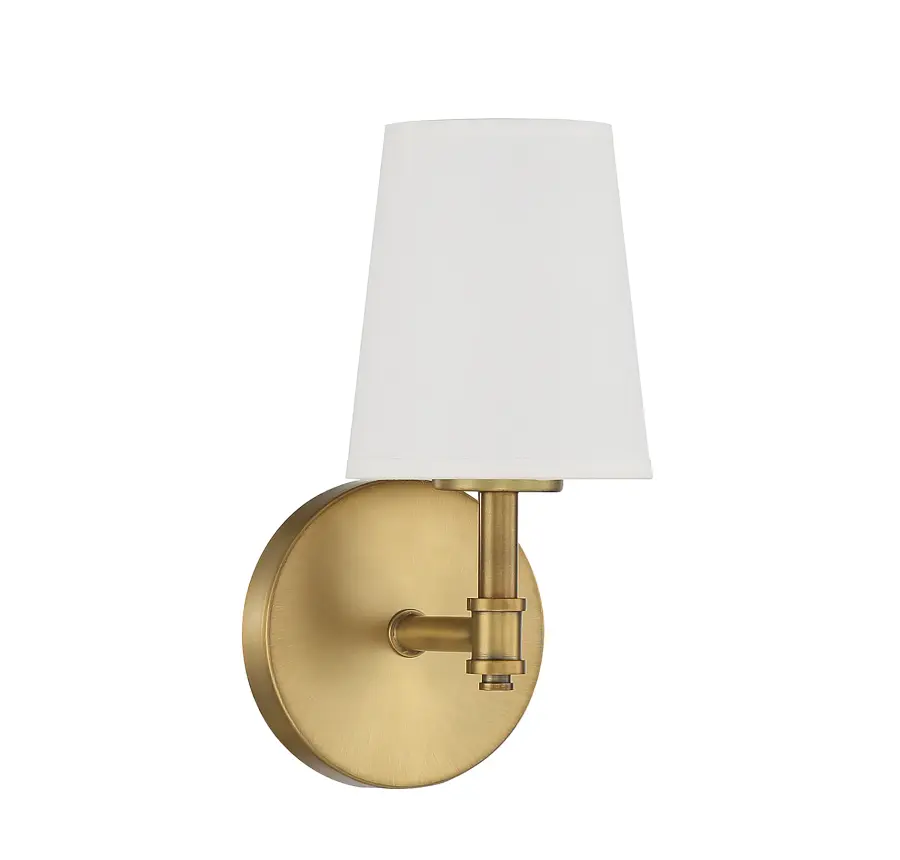 1-Light Wall Sconce in Natural Brass - Image 2