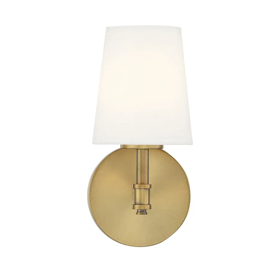 1-Light Wall Sconce in Natural Brass - Image 3