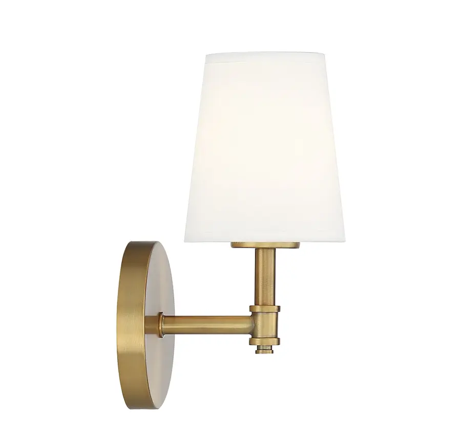 1-Light Wall Sconce in Natural Brass - Image 5