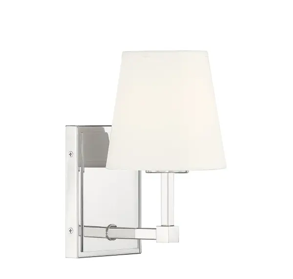 1-Light Wall Sconce in Polished Nickel - Image 4