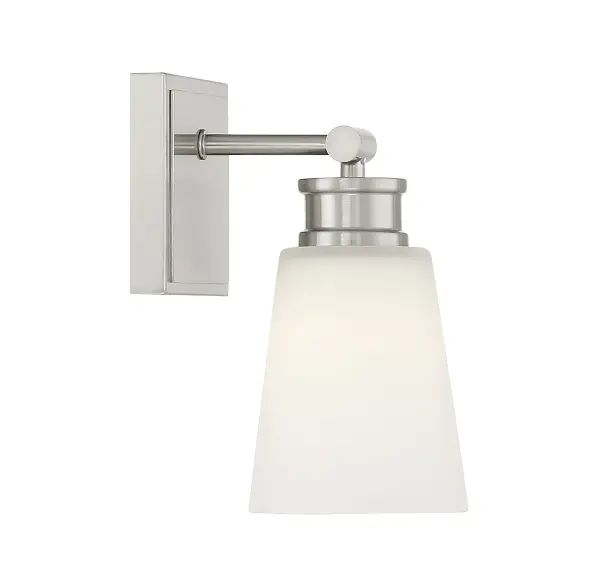 1-Light Wall Sconce in Brushed Nickel - Image 5