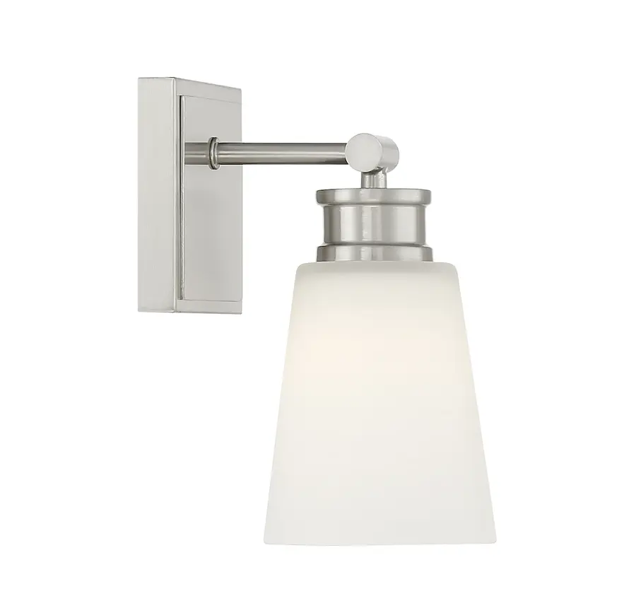 1-Light Wall Sconce in Brushed Nickel - Image 5