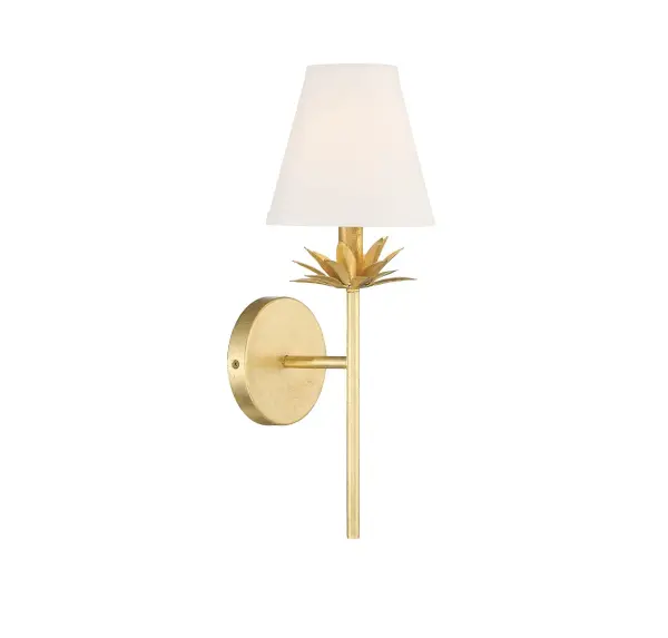 1-Light Wall Sconce in True Gold - Image 1