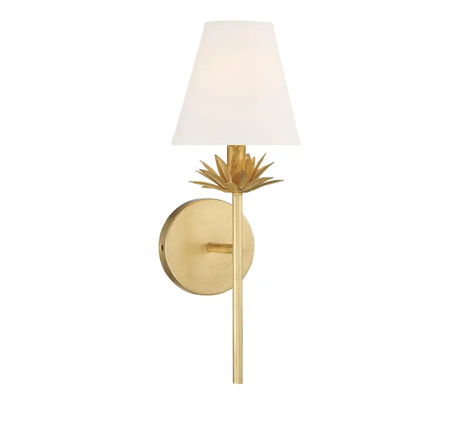 1-Light Wall Sconce in True Gold - Image 4