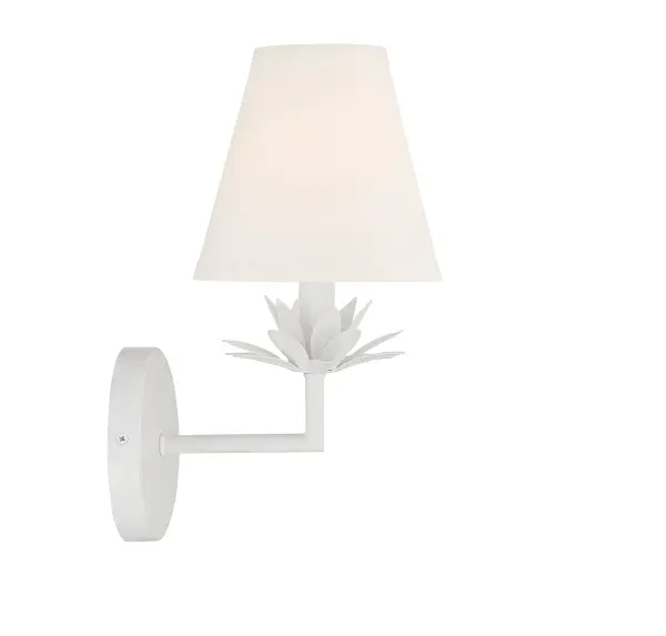 1-Light Wall Sconce in White - Image 5