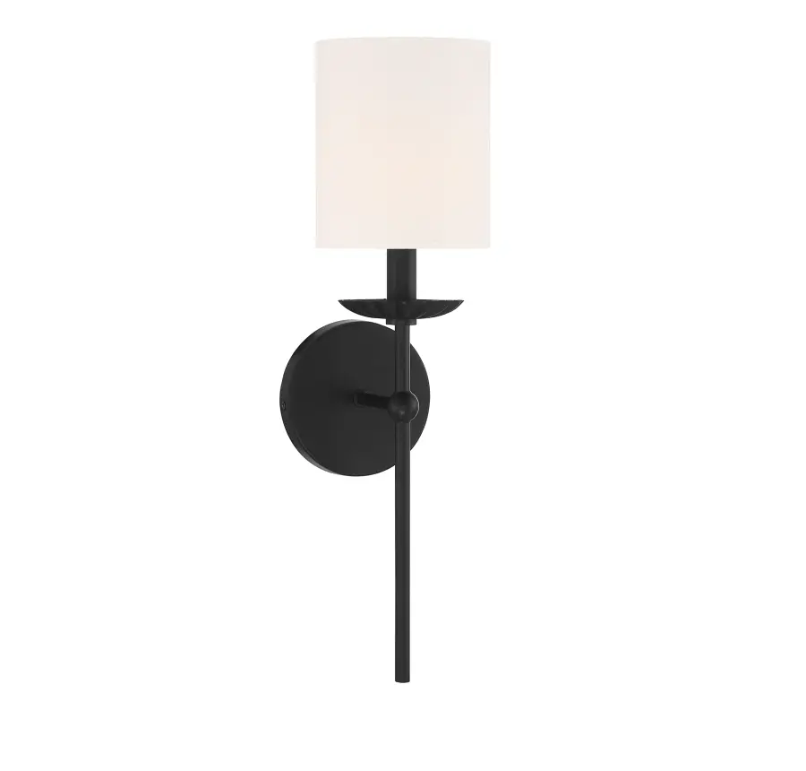 1-Light Wall Sconce in Matte Black - Image 4