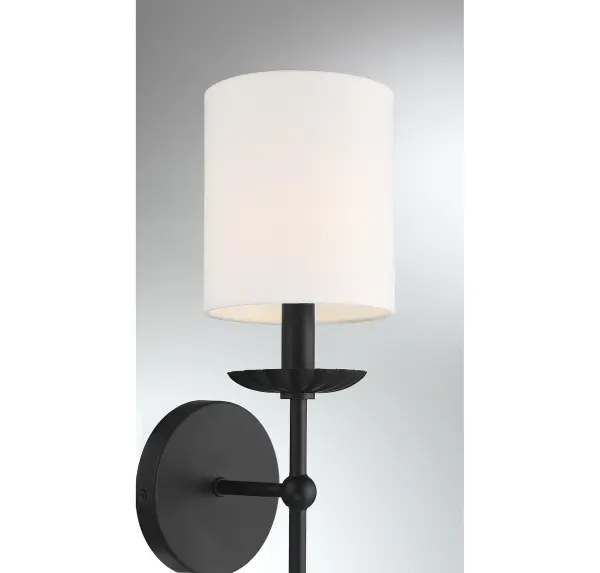 1-Light Wall Sconce in Matte Black - Image 6