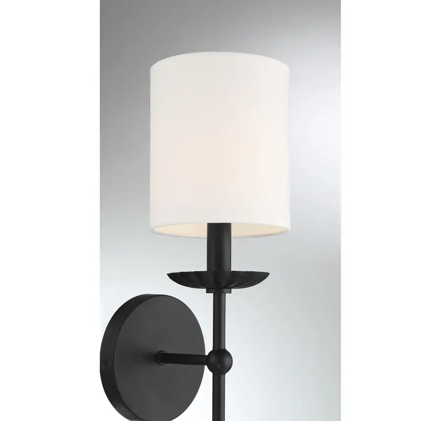 1-Light Wall Sconce in Matte Black - Image 6