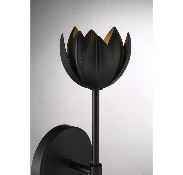 1-Light LED Wall Sconce in Matte Black - Image 6