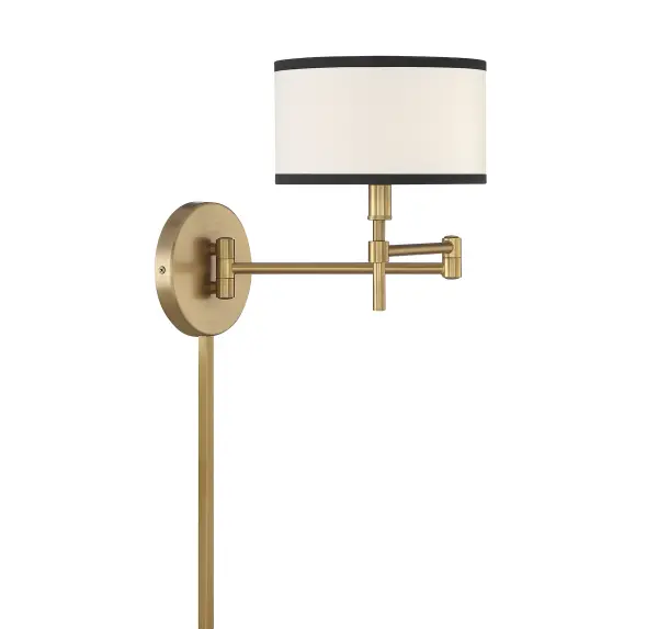 1-Light Wall Sconce in Natural Brass - Image 1