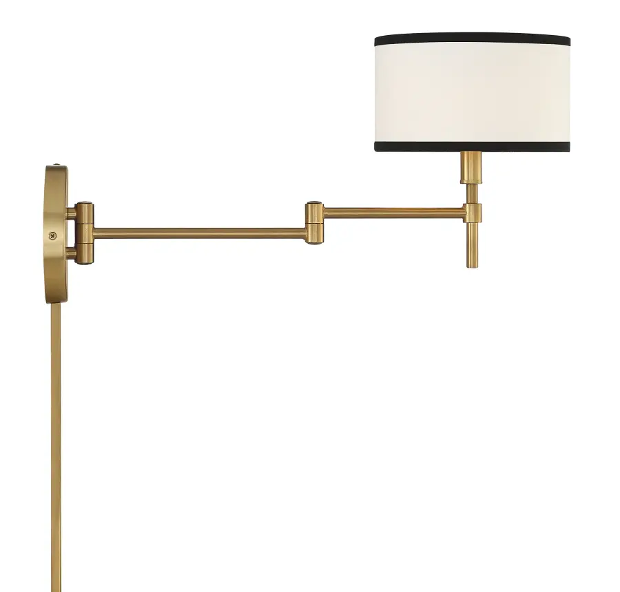 1-Light Wall Sconce in Natural Brass - Image 6