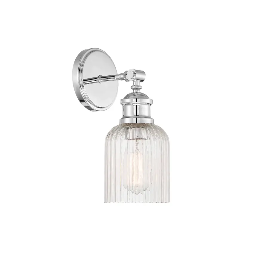 1-Light Wall Sconce in Chrome - Image 1