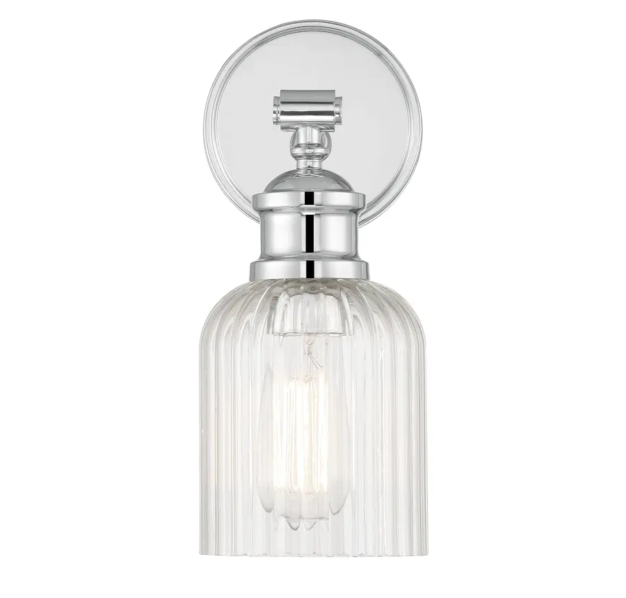 1-Light Wall Sconce in Chrome - Image 3