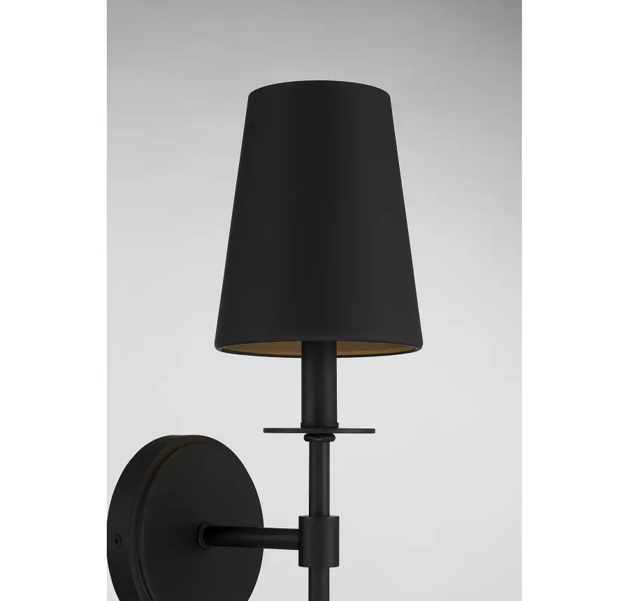 1-Light Wall Sconce in Matte Black - Image 6