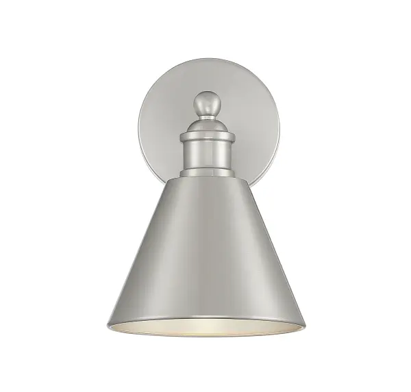 1-Light Wall Sconce in Brushed Nickel - Image 3