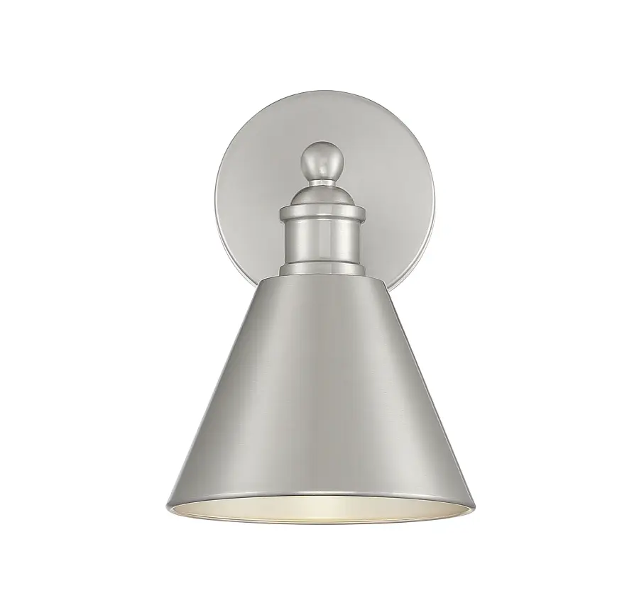 1-Light Wall Sconce in Brushed Nickel - Image 3