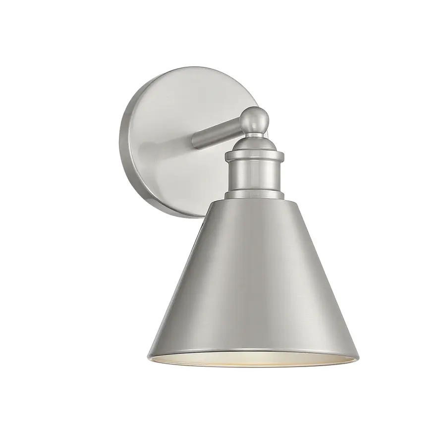 1-Light Wall Sconce in Brushed Nickel - Image 4