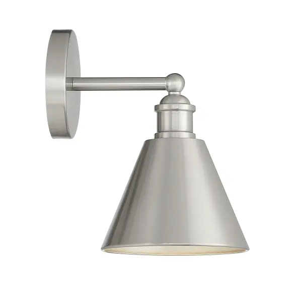 1-Light Wall Sconce in Brushed Nickel - Image 5