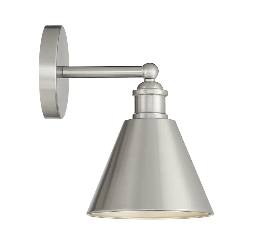 1-Light Wall Sconce in Brushed Nickel - Image 5