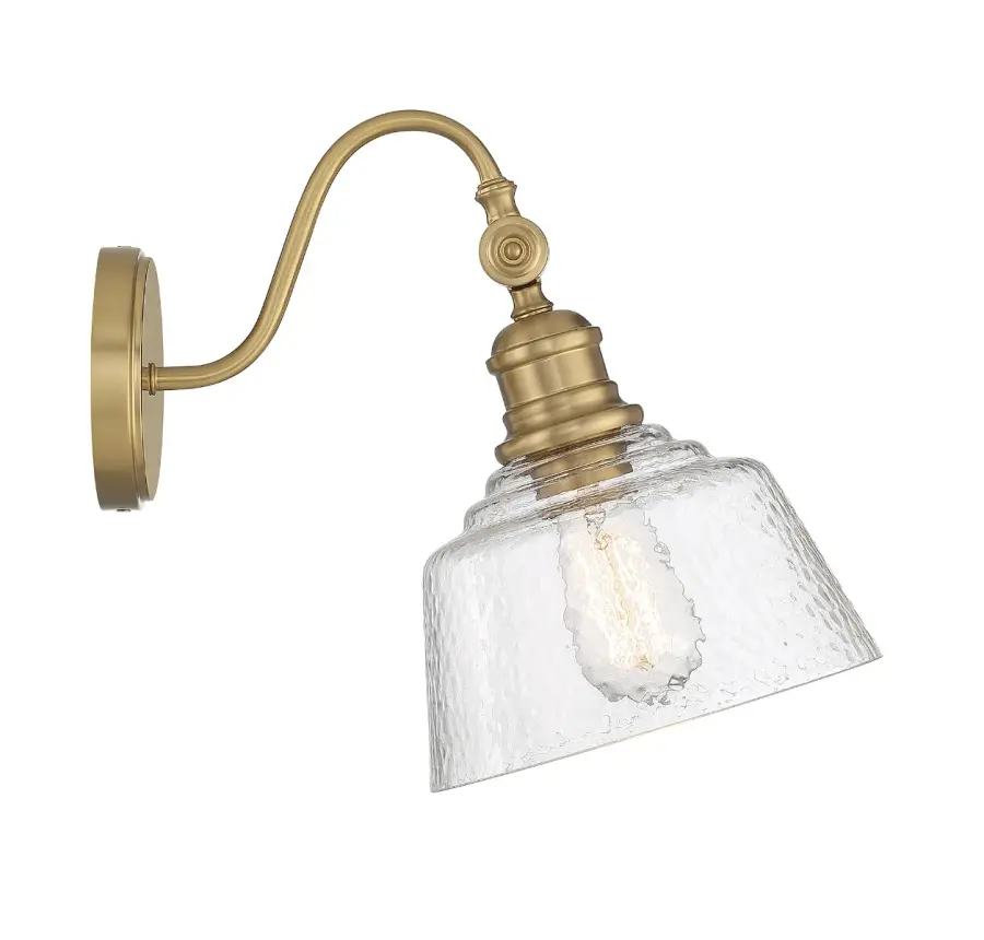 1-Light Wall Sconce in Natural Brass - Image 5