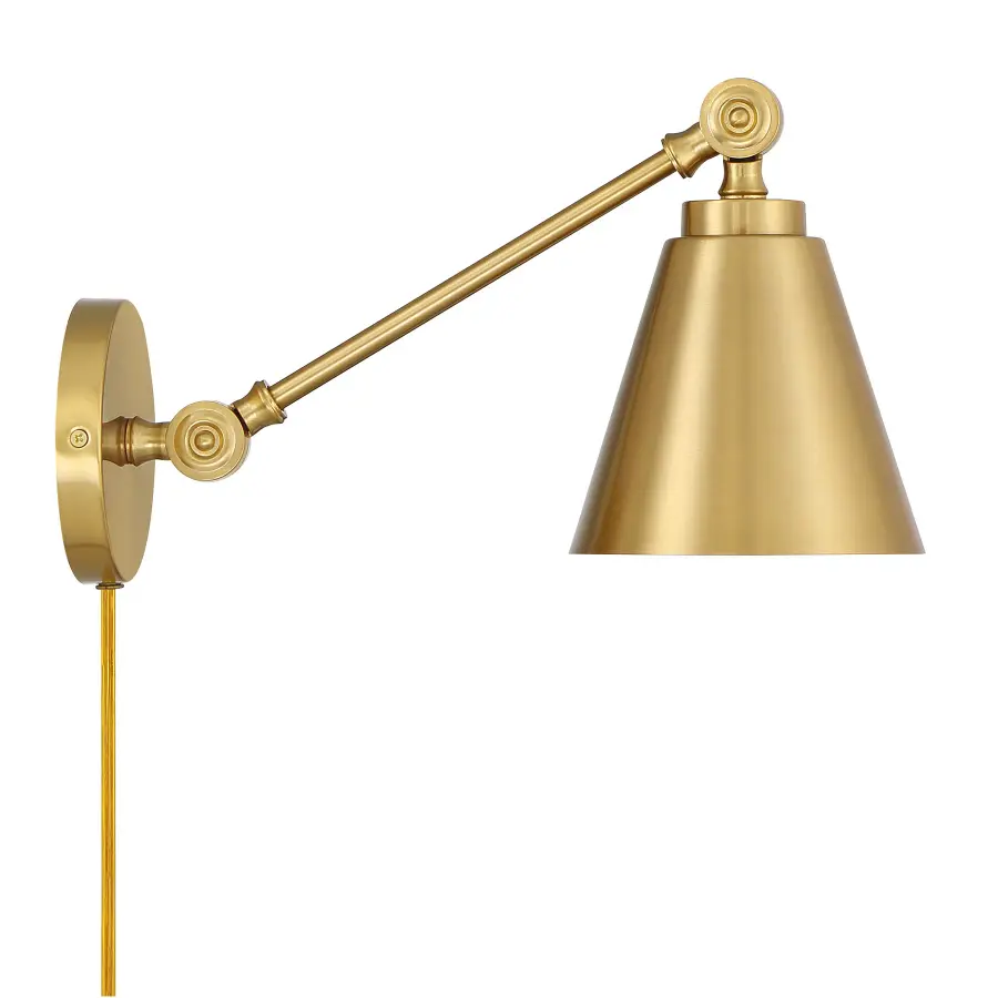 1-Light Wall Sconce in Natural Brass (Set of 2) - Image 5