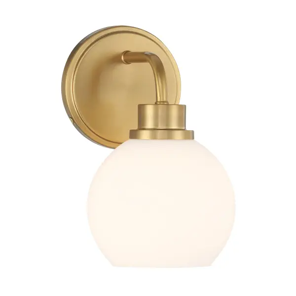 1-Light Wall Sconce in Natural Brass - Image 4