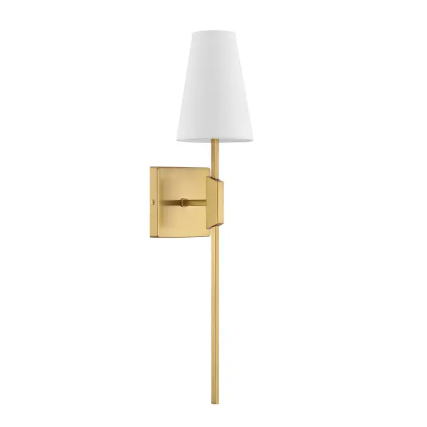 1-Light Wall Sconce in Natural Brass - Image 2