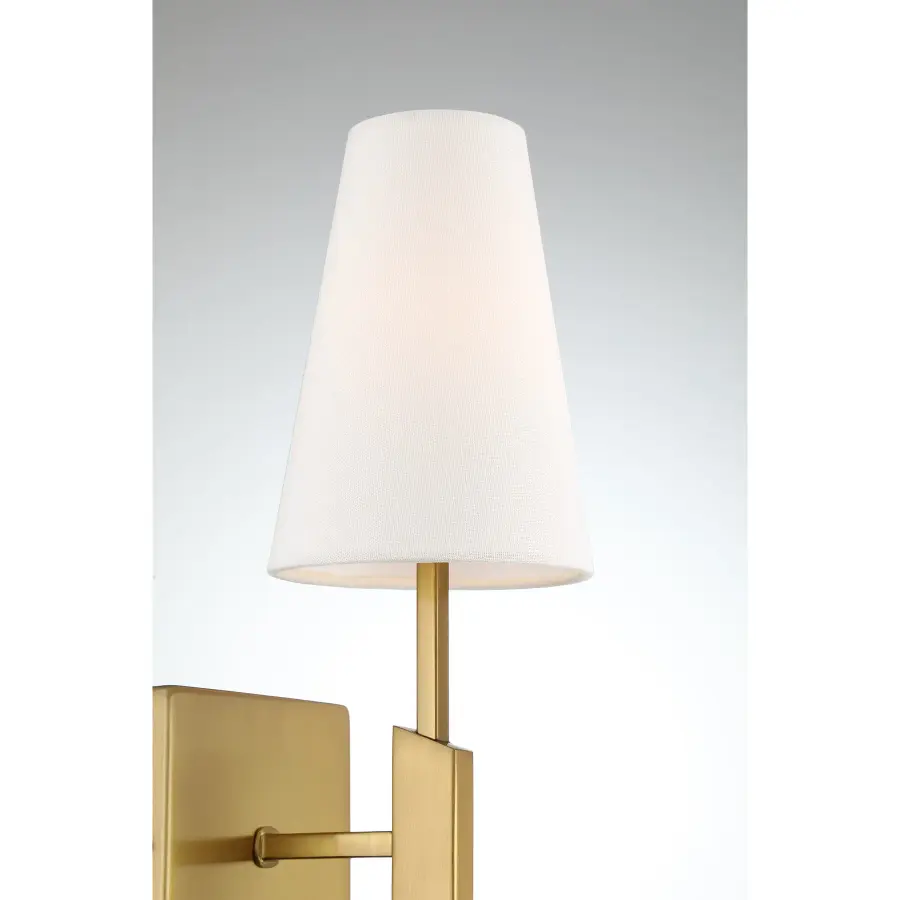 1-Light Wall Sconce in Natural Brass - Image 6